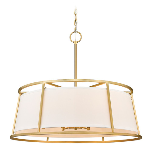 Lenyx Rubbed Brass Pendant by Z-Lite
