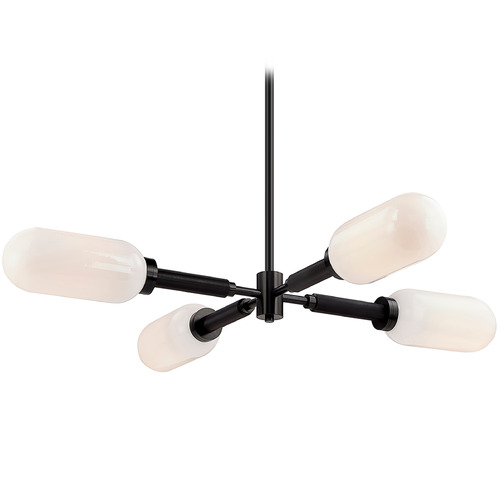 Troy Lighting Annex Anodized Black Chandelier