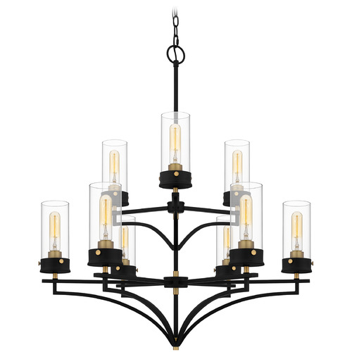 Quoizel Lighting Hillside Matte Black Chandelier