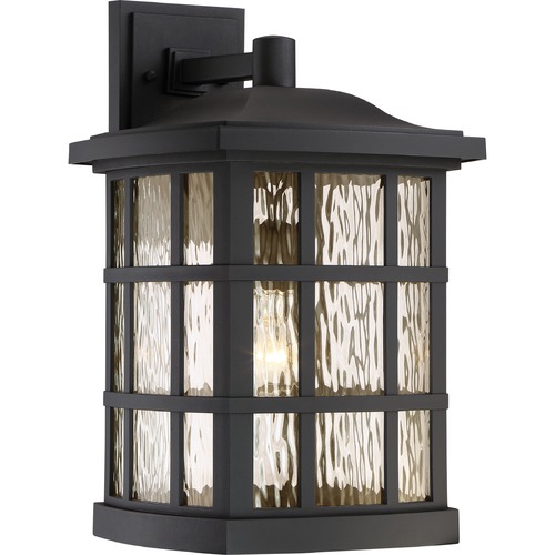 Quoizel Lighting Stonington Matte Black Outdoor Wall Light by Quoizel Lighting SNN8411K