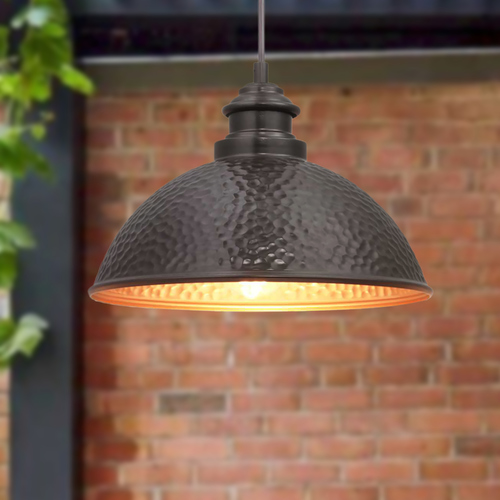 Englewood Antique Bronze Outdoor Hanging Light by Progress Lighting
