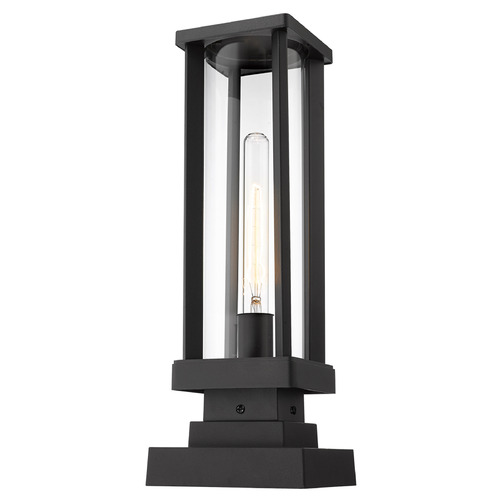 Z-Lite Glenwood Black Post Light by Z-Lite 586PHMS-SQPM-BK