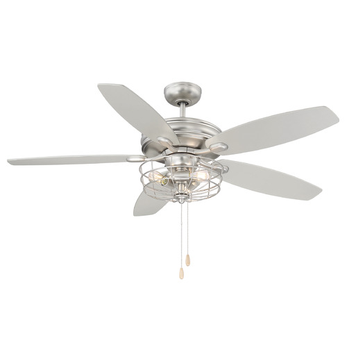 Meridian 52-Inch LED Fan in Brushed Nickel by Meridian M2006BN