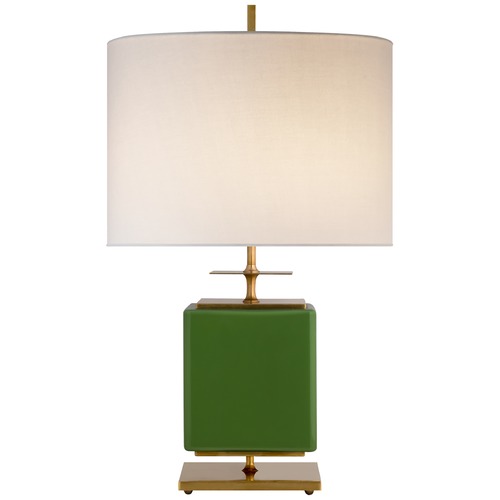 Visual Comfort Signature Collection Kate Spade New York Beekman Small Lamp in Green by Visual Comfort Signature KS3043GRNL