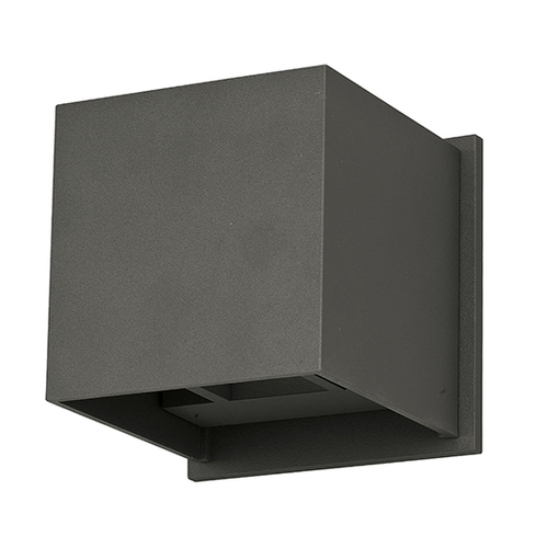 Alumilux Cube LED Outdoor Wall Sconce in Bronze by ET2 Lighting