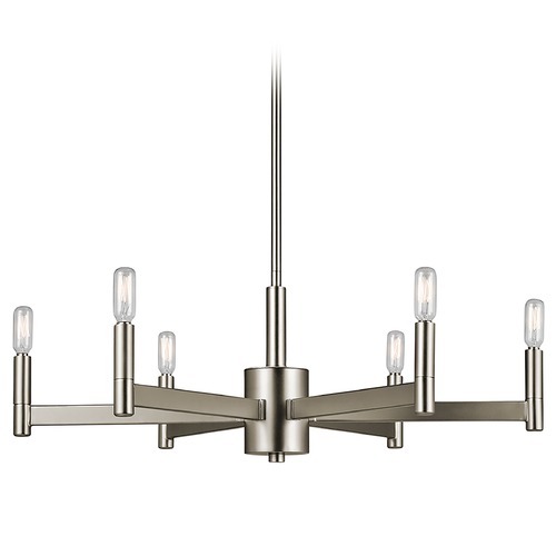 Kichler Lighting Erzo 6-light Chandelier in Satin Nickel by Kichler Lighting 43859SN