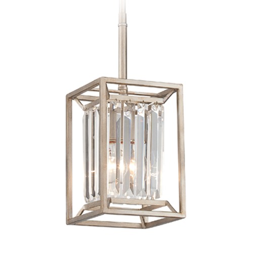 Designers Fountain Linares Aged Platinum Mini-Pendant Light