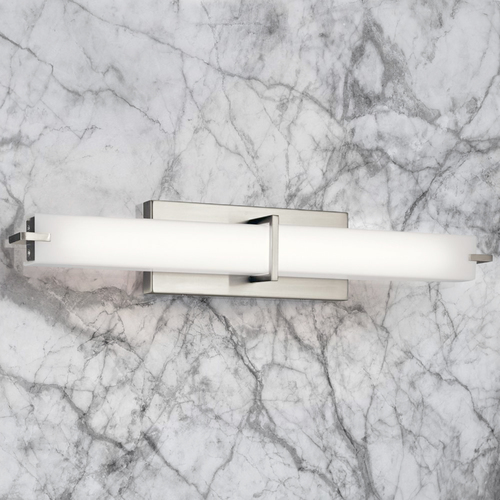 Linear 26-Inch LED Vanity Light in Brushed Nickel by Kichler Lighting