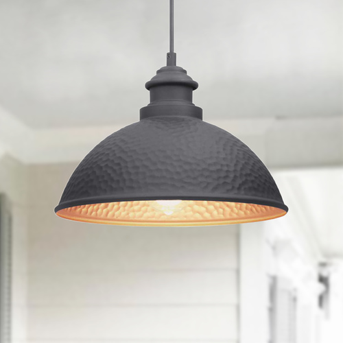 Englewood Black Outdoor Hanging Light by Progress Lighting