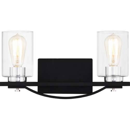 Quoizel Lighting Salem Bathroom Light in Matte Black by Quoizel Lighting SLE8616MBK