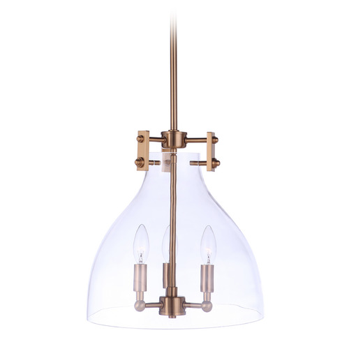 Chardonnay Satin Brass Pendant by Craftmade Lighting