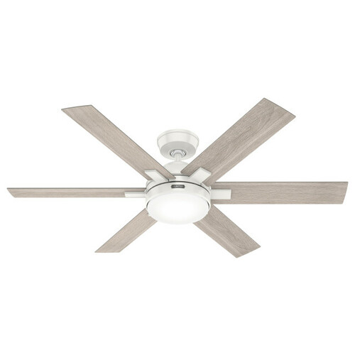 Hunter Fan Company Georgetown 52-Inch LED Fan in Fresh White by Hunter Fan Company 51880