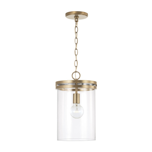 HomePlace by Capital Lighting Fuller Pendant in Aged Brass by HomePlace by Capital Lighting 348711AD