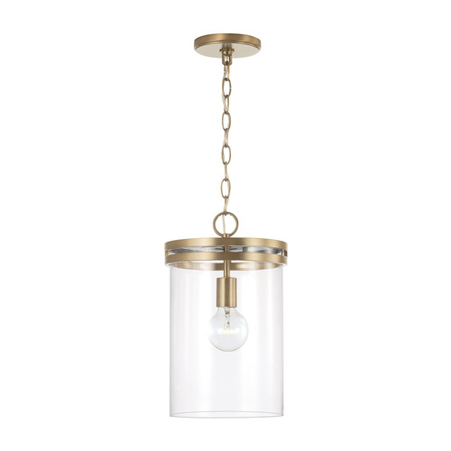 Fuller Pendant in Aged Brass by HomePlace by Capital Lighting