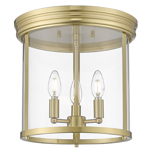 Z-Lite Thayer Luxe Gold Flushmount Light