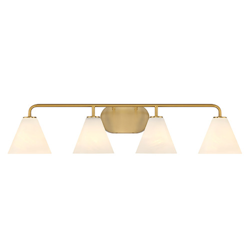 Savoy House Lighting Blair Warm Brass Bathroom Light