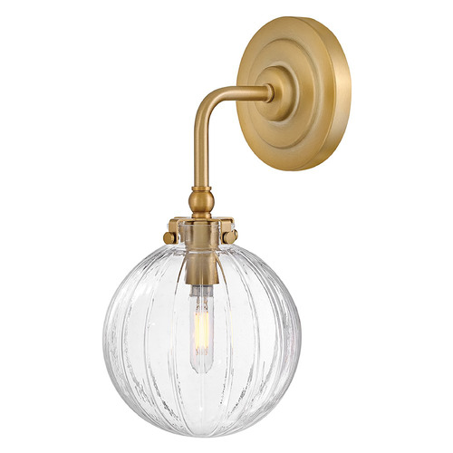 Hinkley Helene Lacquered Brass LED Sconce