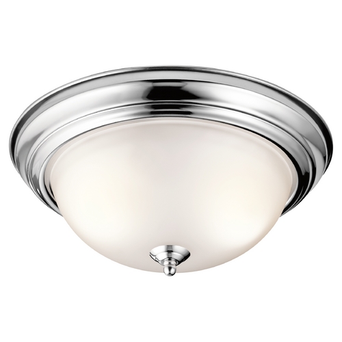 13.25-Inch Chrome Flush Mount by Kichler Lighting