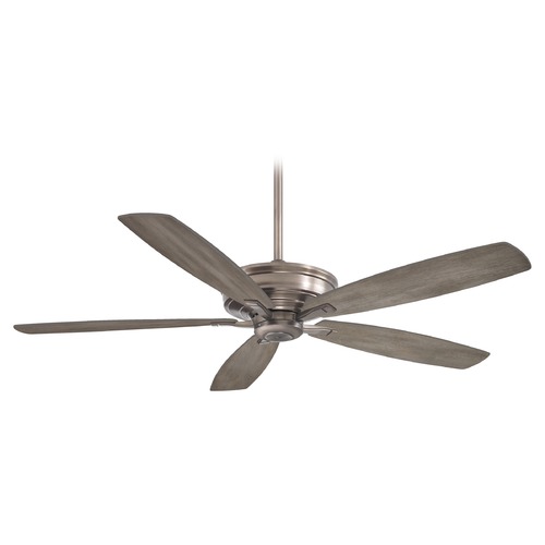 Kafe XL 60-Inch Fan in Burnished Nickel by Minka Aire