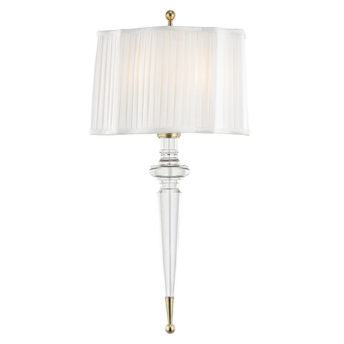 Tipton Aged Brass Sconce by Hudson Valley Lighting