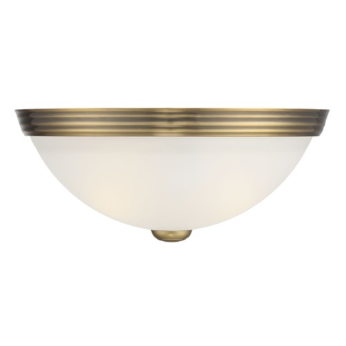 11-Inch Flush Mount in Warm Brass by Savoy House
