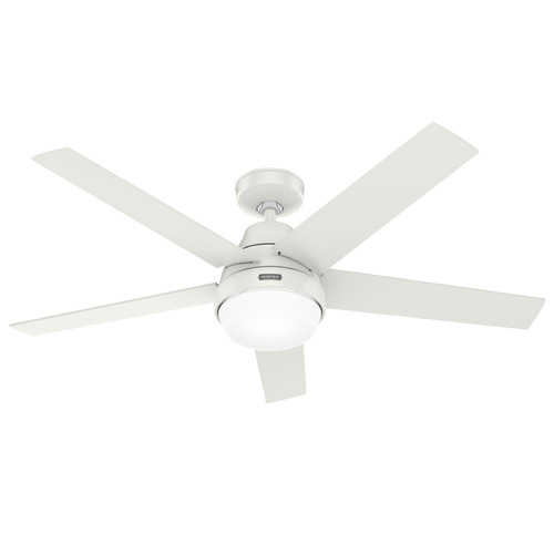 Hunter Fan Company Aerodyne Fresh White LED Ceiling Fan with Light