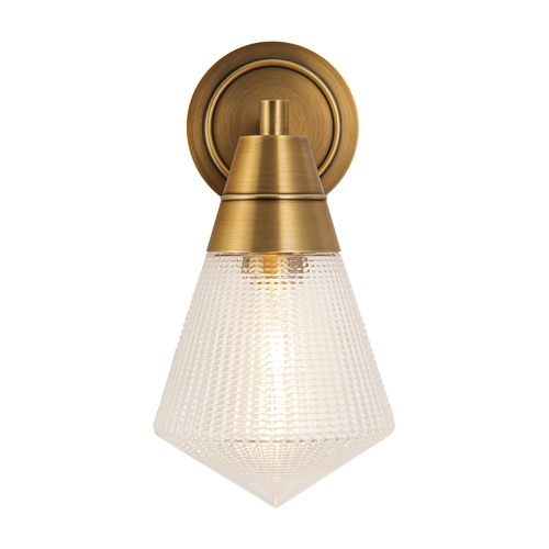Willard 11.50-Inch Wall Sconce in Vintage Brass by Alora Lighting