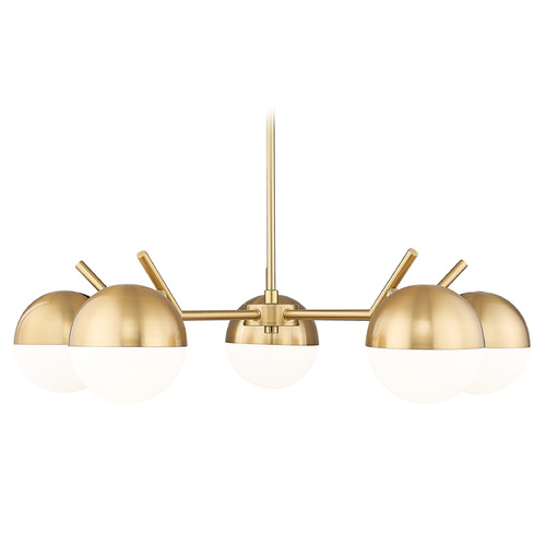 Z-Lite Realm Sphere Modern Gold Chandelier