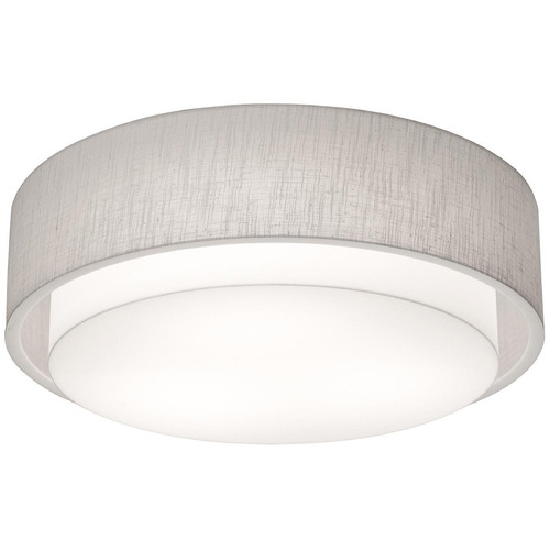Afx Lighting Sanibel Linen White LED Flushmount Light