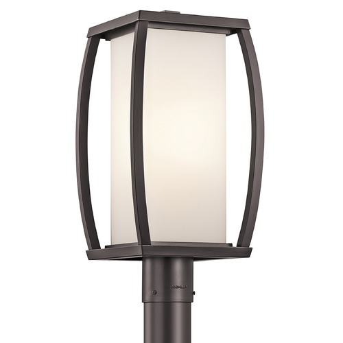 Bowen 18.50-Inch Post Light in Architectural Bronze by Kichler Lighting