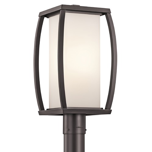 Kichler Lighting Bowen 18.50-Inch Post Light in Architectural Bronze by Kichler Lighting 49342AZ