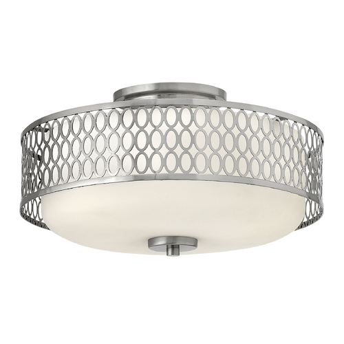 Hinkley Jules 15-Inch Flush Mount in Brushed Nickel by Hinkley Lighting 53241BN