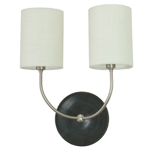 Scatchard Stoneware Black Matte Wall Lamp by House of Troy Lighting