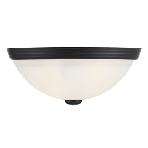 11-Inch Flush Mount in Matte Black by Savoy House