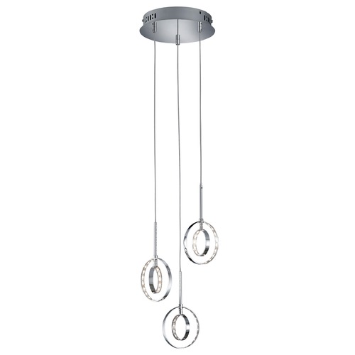 Arnsberg Prater Chrome LED Multi-Light Pendant by Arnsberg R32703906