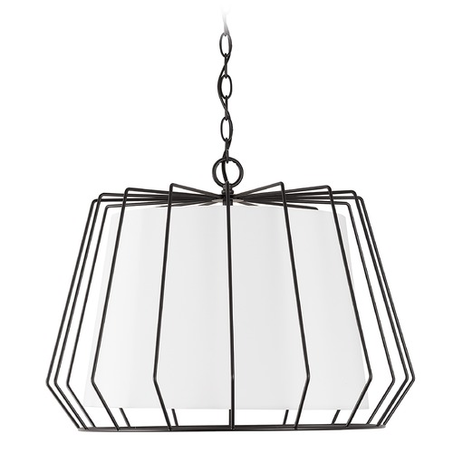 Capital Lighting Corey 22-Inch Pendant in Matte Black by Capital Lighting 338841MB