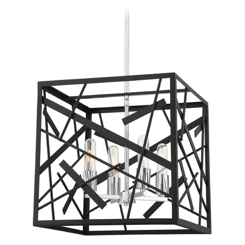 Quoizel Lighting Pollock Matte Black Pendant by Quoizel Lighting QF5225MBK