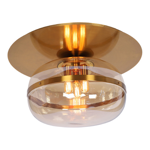 Nottingham 20-Inch Flush Mount in Antique Brass by Eurofase Lighting