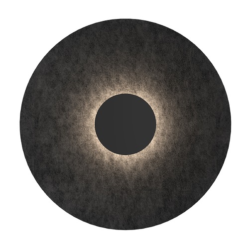 Cruz 15-Inch LED Semi-Flush Mount in Felt Gray by Kuzco Lighting