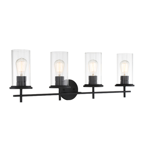 Haisley 4-Light Vanity Light in Coal by Minka Lavery