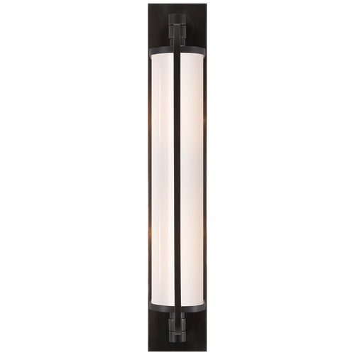 Visual Comfort Signature Collection Thomas OBrien Keeley Tall Pivoting Sconce in Bronze by Visual Comfort Signature TOB2031BZWG