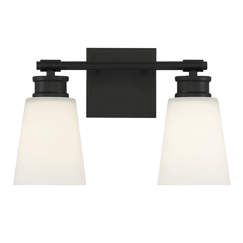 14-Inch Bathroom Light in Matte Black by Meridian