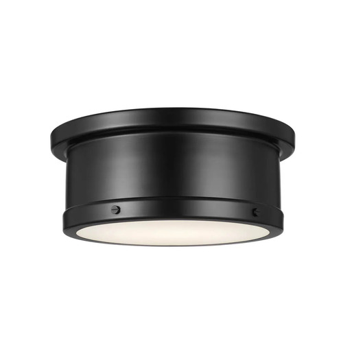 Serca 2-Light Flush Mount in Black by Kichler Lighting