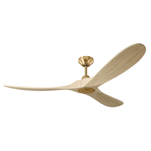 Visual Comfort Fan Collection Maverick Smart 60 Burnished Brass Ceiling Fan Without Light