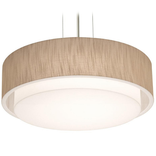 AFX Lighting Afx Lighting Sanibel Black LED Pendant Light with Drum Shade SAP1824LAJUDBK-JT