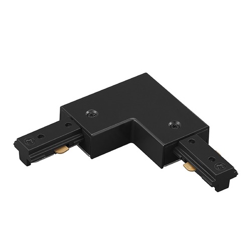 Black J Track Left J Connector by WAC Lighting