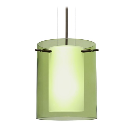 Besa Lighting Pahu Bronze LED Mini-Pendant Light