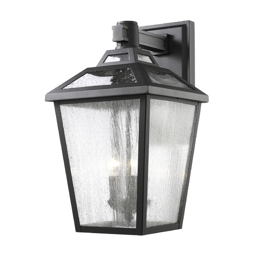 Bayland Black Outdoor Wall Light by Z-Lite