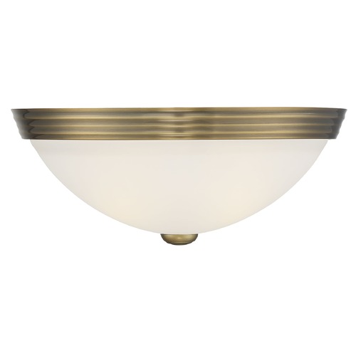 Savoy House 13-Inch Flush Mount in Warm Brass by Savoy House 6-780-13-322