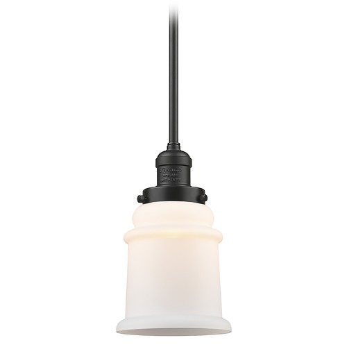 Innovations Lighting Innovations Lighting Canton Oil Rubbed Bronze Mini-Pendant Light with Bell Shade 201S-OB-G181